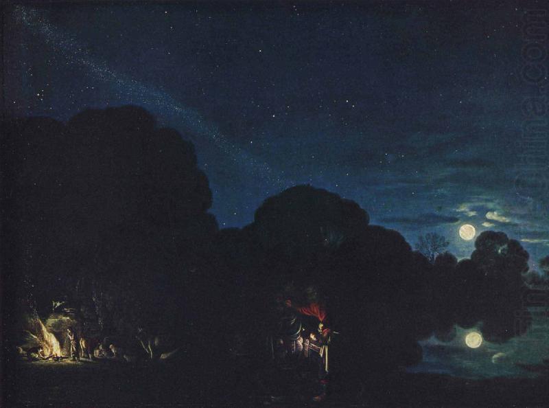 Adam Elsheimer Flight into Egypt oil painting picture